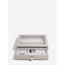 Stackers Taupe Classic Ring/Bracelet Drawer With Glass Lid