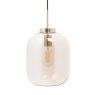 BHS Draper Glass Shade Ceiling Pendant Brass