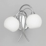 BHS Soni Wall Light, Chrome and Opal