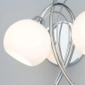 BHS Soni Wall Light, Chrome and Opal