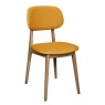 Holbeach Chair Upholstered Seat And Back Plush Mustard