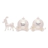 Silverplated Horse And Carriage Tooth & Curl Set