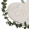 Love Story 'Welcome To Our Happily Ever After' Heart Wreath