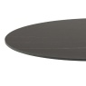 Malta Circular Dining Table - Matt Black Ceramic