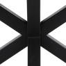 Heaven Dining Table - Black Ceramic With Matt Black Base