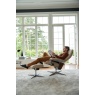 Stressless Consul Chair & Footstool With Cross Base