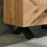 Winnipeg Rustic Oak Narrow Sideboard