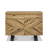 Winnipeg Rustic Oak Narrow Sideboard