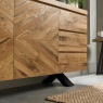 Winnipeg Rustic Oak Wide Sideboard