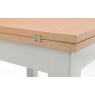 Julian Bowen Richmond Flip-Top Dining Table - Elephant Grey/Pale Oak