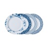 Laura Ashley Blueprint Mixed Set of 4 Side Plates