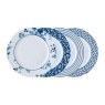 Laura Ashley Blueprint Mixed Set of 4 Medium Plates