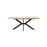 Marlowe 90x180cm Dining Table With Star Base