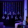 Smart Garden Festive Curtain Lights - Multi Coloured