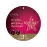 Kaemingk Micro LED 3D Wire Star Silver/Warm White