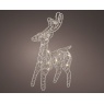 Kaemingk Micro LED Reindeer Silver Battery Operated