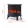 Warmlite WL46017 Bath Log Effect Stove Fire