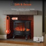 Warmlite WL46017 Bath Log Effect Stove Fire