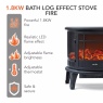 Warmlite WL46017 Bath Log Effect Stove Fire