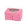 Mele & Co Pink Heart Jewellery Case