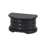 Mele & Co Black Wooden Curved Jewellery Case