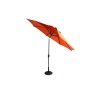 Supremo Riviera 3m Deluxe Crank & Tilt Parasol - Orange