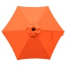 Supremo Riviera 3m Deluxe Crank & Tilt Parasol - Orange