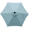 Supremo Riviera 3m Deluxe Crank & Tilt Parasol - Duck Egg