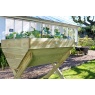 Zest Garden Wooden Veg Bed - 1m