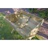 Zest Garden Wooden Veg Bed - 1m