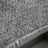 Chenille Cushion Filled Cover - Grey