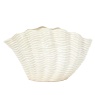 Clam Large Vase Reactive - White