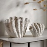 Clam Large Vase Reactive - White