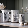 Downtown Hare Large Pitcher Vase - Distressed