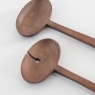 Downtown Lena Salad Servers Set of 2 - Dark Brown