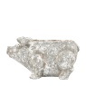 Downtown Pig Cement Planter Large - Antique White