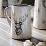 Stag Medium Pitcher Vase - Distressed