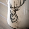 Stag Medium Pitcher Vase - Distressed