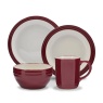 Barbary & Oak Foundry 16 Piece Dinnerware Set Red