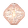 BHS BHS Bamboo Bobbin Easy Fit Light Shade 32.5cm - Pink Matt