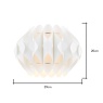 BHS BHS Landon Small Easy Fit Light Shade 30cm - White