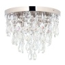 BHS Lisa Flush Ceiling Light - Nickel