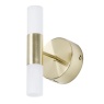 BHS BHS Lois 2 Light Wall Light - Brass/Opal