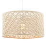 BHS BHS Macrame Easy Fit Large Light Shade 47cm - Ivory