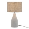 BHS BHS Marcus Concrete Mini Table Lamp - Nickel