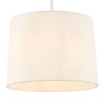 BHS Mira Easy Fit Linen Light Shade 25cm - Natural