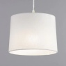 BHS Mira Easy Fit Linen Light Shade 25cm - Natural