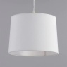 BHS Mira Easy Fit Linen Light Shade 25cm - Natural