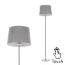 BHS BHS Mira Stem Touch Floor Lamp - Grey