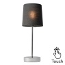 BHS BHS Mira Touch Stick Table Lamp - Chrome/Black